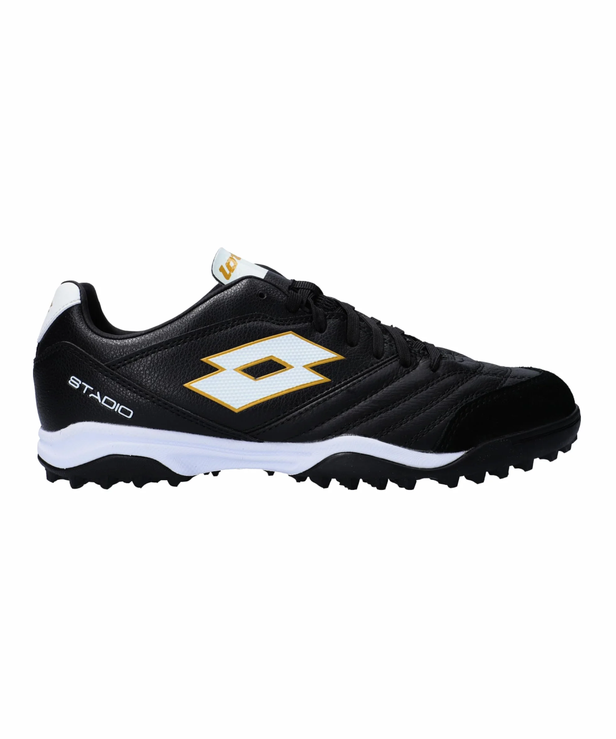 Lotto Scarpe Stadio 300 II TF Nero/Bianco/Oro