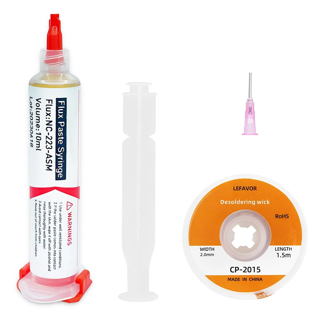 1.5M Stoppino per saldatura, con flusso elettronico No-Clean (10ml), Accessori per saldatura