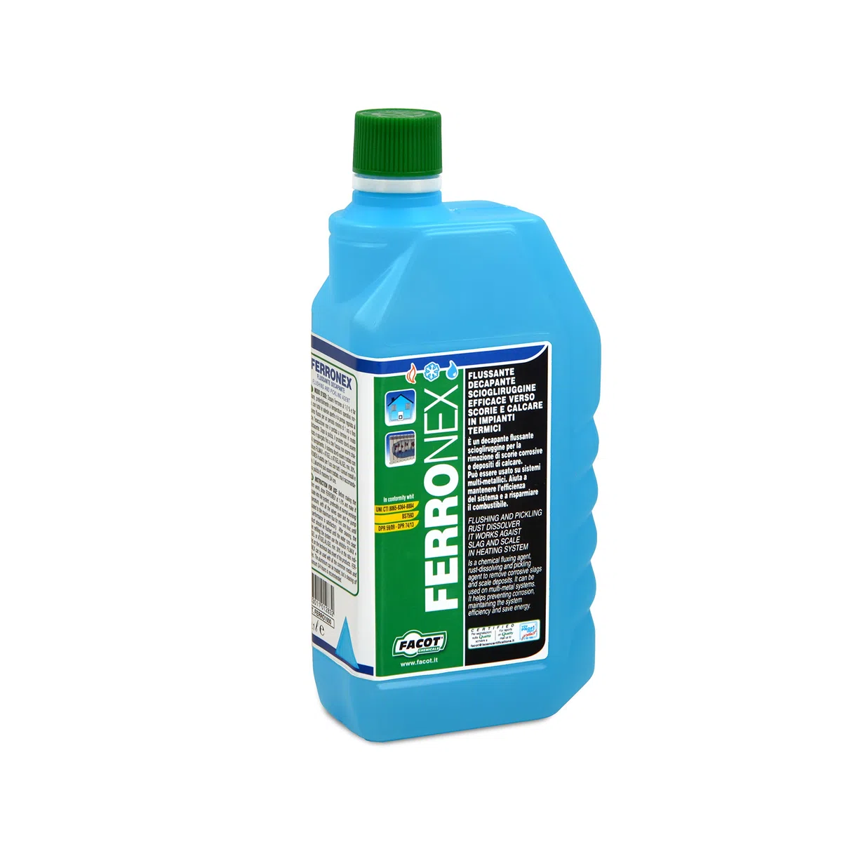 Facot Chemicals FERRO1000 Ferronex Flacone Liquido Arancio