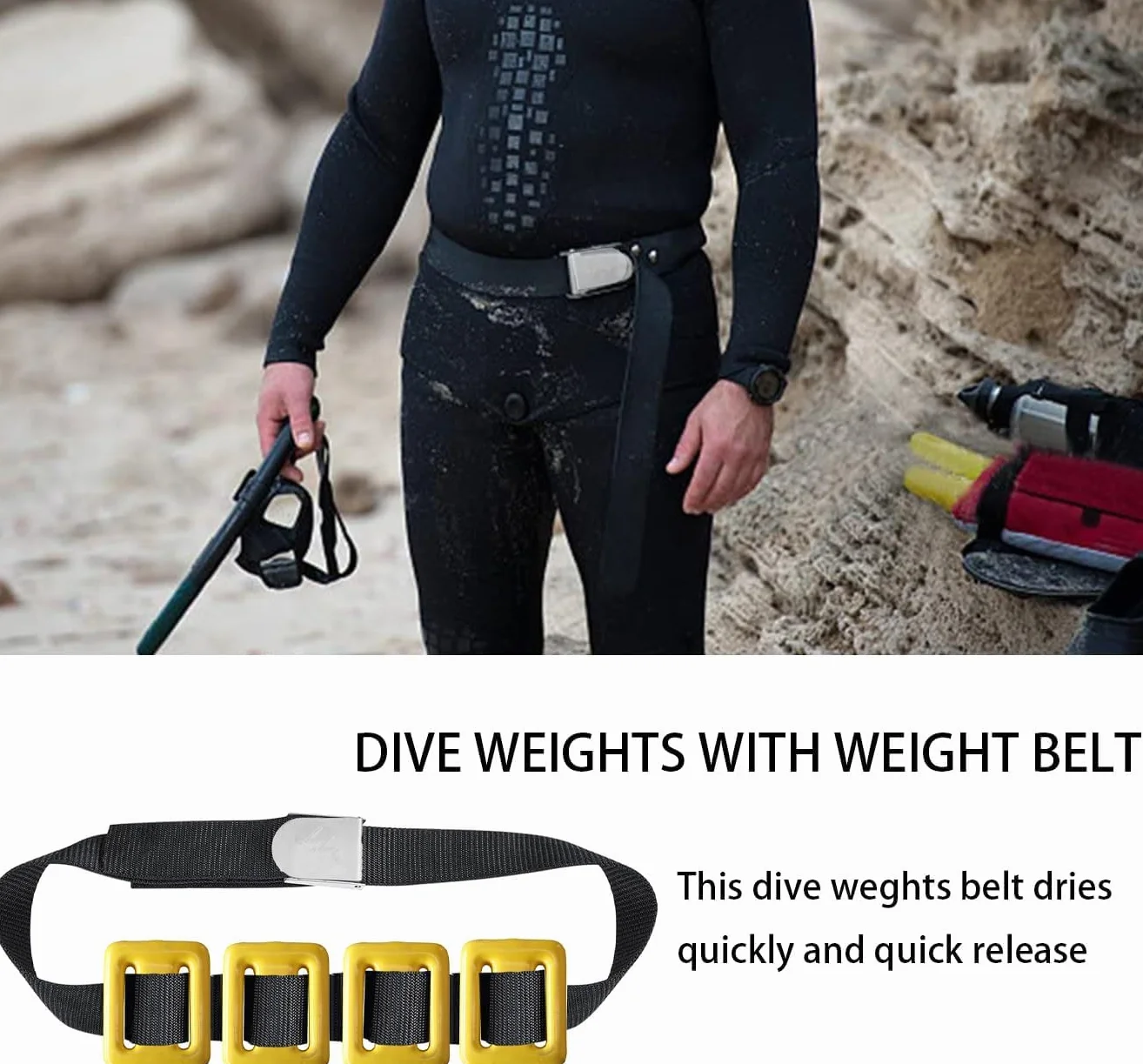 Pesi da Immersione per Cintura di Peso (0,5 kg-2 kg), Pesi in Vinile, Pesi da Immersione Rivestiti, Pesi per Immersioni in Piombo, Pesi per Immersioni in apnea, Pesca Subacquea