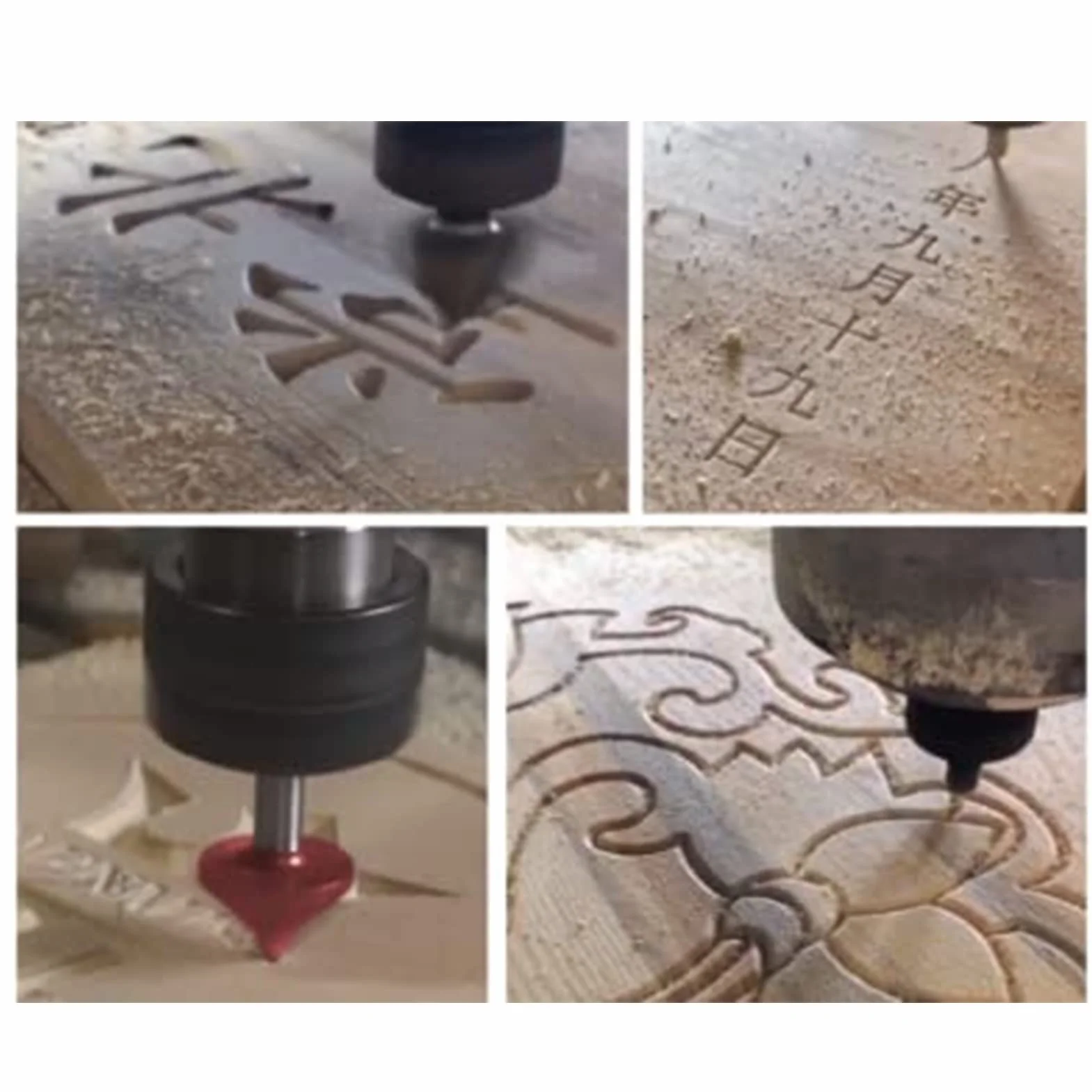 Router Tungsteno Acciaio, CNC Sharp V Groove Bit Fresa 90 Gradi per Cartongesso Legno 6 mm Codolo 32 mm Diametro 3 Dimensionale Sign Making Incisione Bit, Rosso Fresa per Cartongesso 90 Gradi