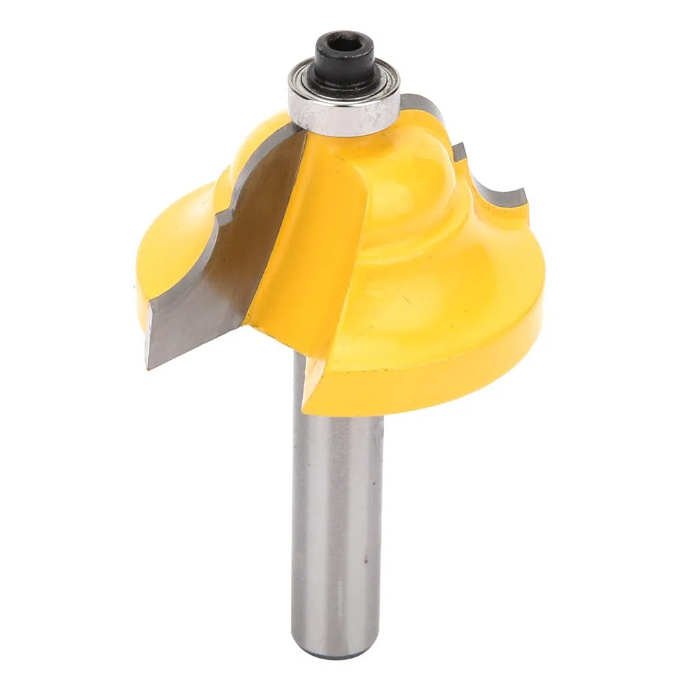 Fresa Per La Lavorazione del Legno, Fresa Artistica con Doppio Gambo da 8 Mm Per Fresatura di Stampi Per Modanature Romane Per Armadietti con Telaio della Porta(8*38.1MM)