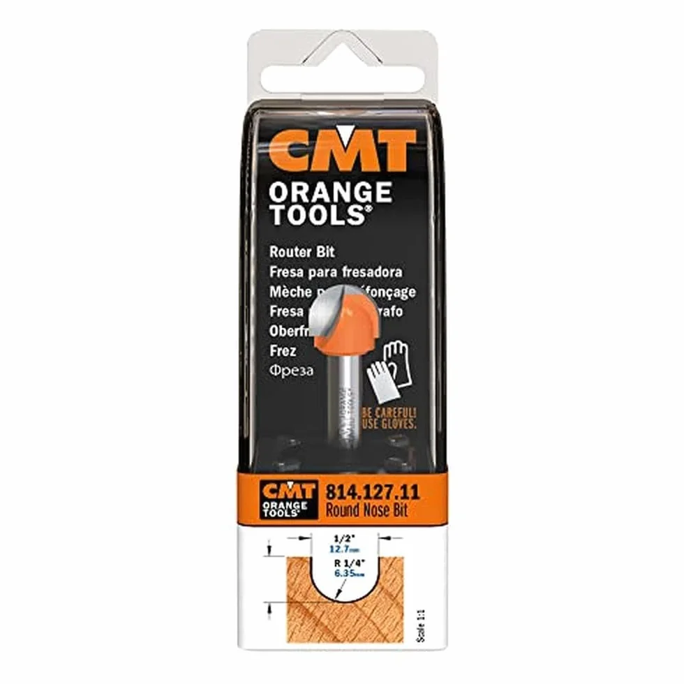 CMT 914.095.11 Fresa a Raggio Convesso in Hw, Grigio/Arancio