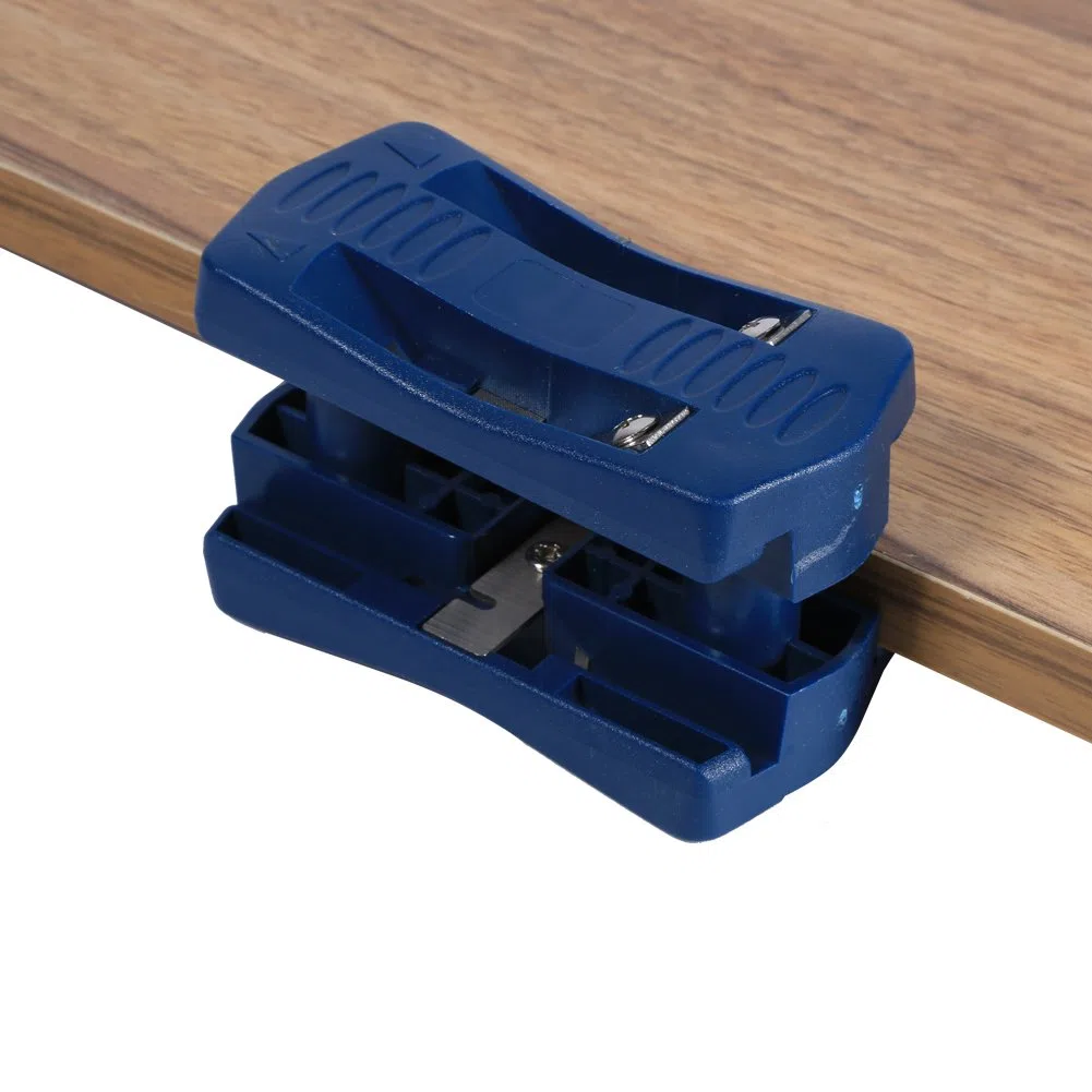 Edge Trimmer Hard White Steel Blade Double Edge Banding Machine Set Testa in Legno e rifinitura della Coda Hardware per Carpentiere
