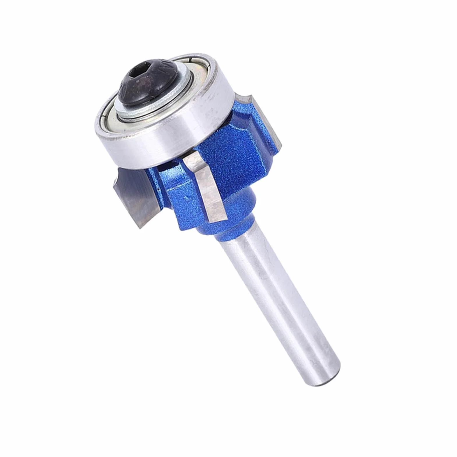Fresa per bordi tondi a 4 denti, 8 mm/0,3 pollici, per macchine per incisione con trimmer elettrico(8XR2), Punte per serramenti e infissi