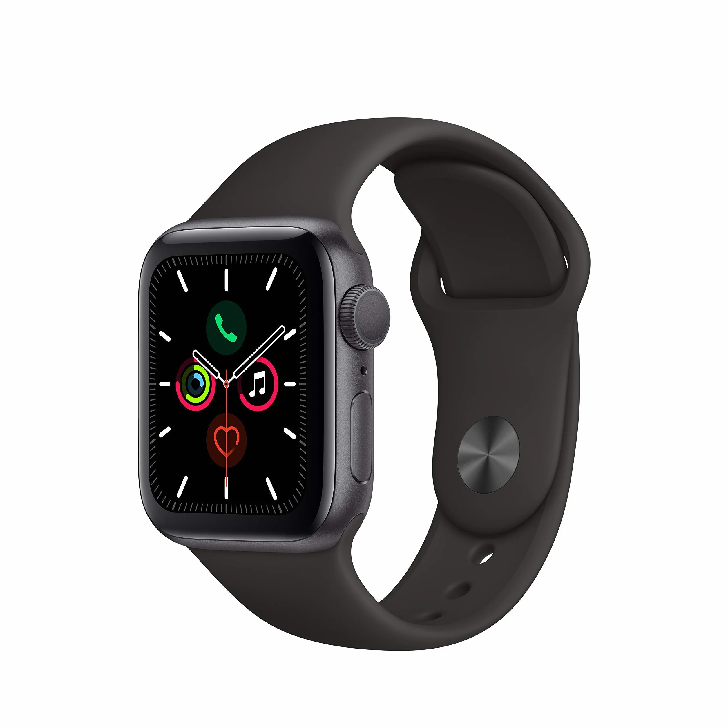 Apple Watch Series 5 40mm (GPS) - Cassa In Alluminio Color Grigio Siderale Con Nero Cinturino Sport (Ricondizionato)