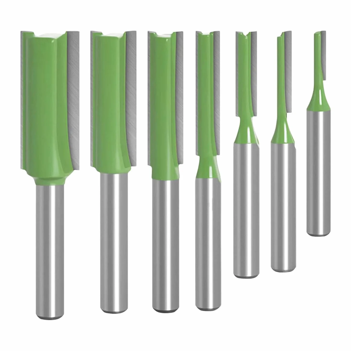 Set di frese per fresatrice, per taglio legno, fresa per scanalature in lega gambo 6mm, per lavorazione del legno fai da te, 7 pezzi