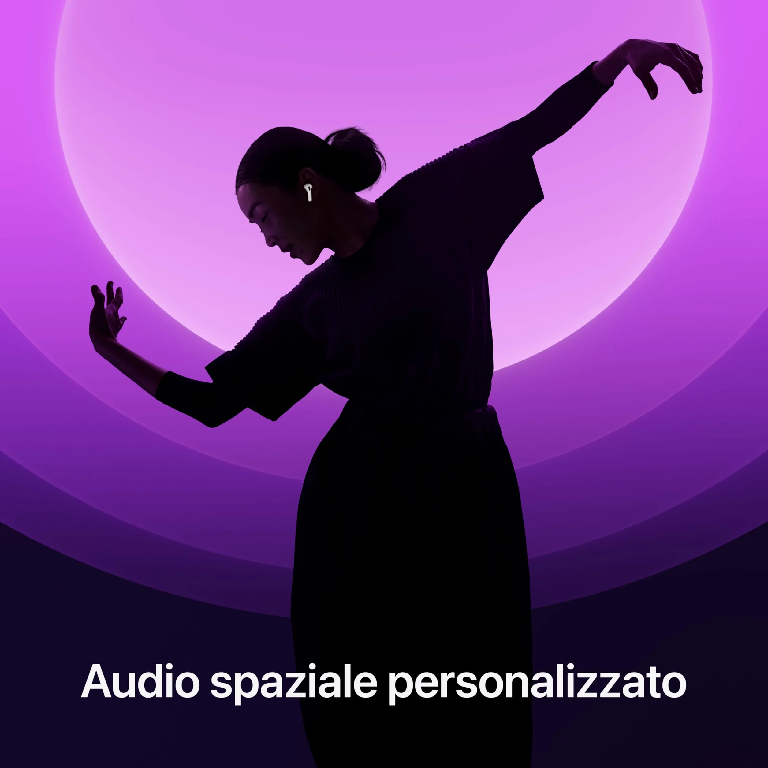 Apple AirPods 4 Auricolari wireless, Auricolari Bluetooth, Audio spaziale personalizzato, Resistenza al sudore e all’acqua, Custodia di ricarica USB-C, Chip H2, Fino a 24 ore di autonomia