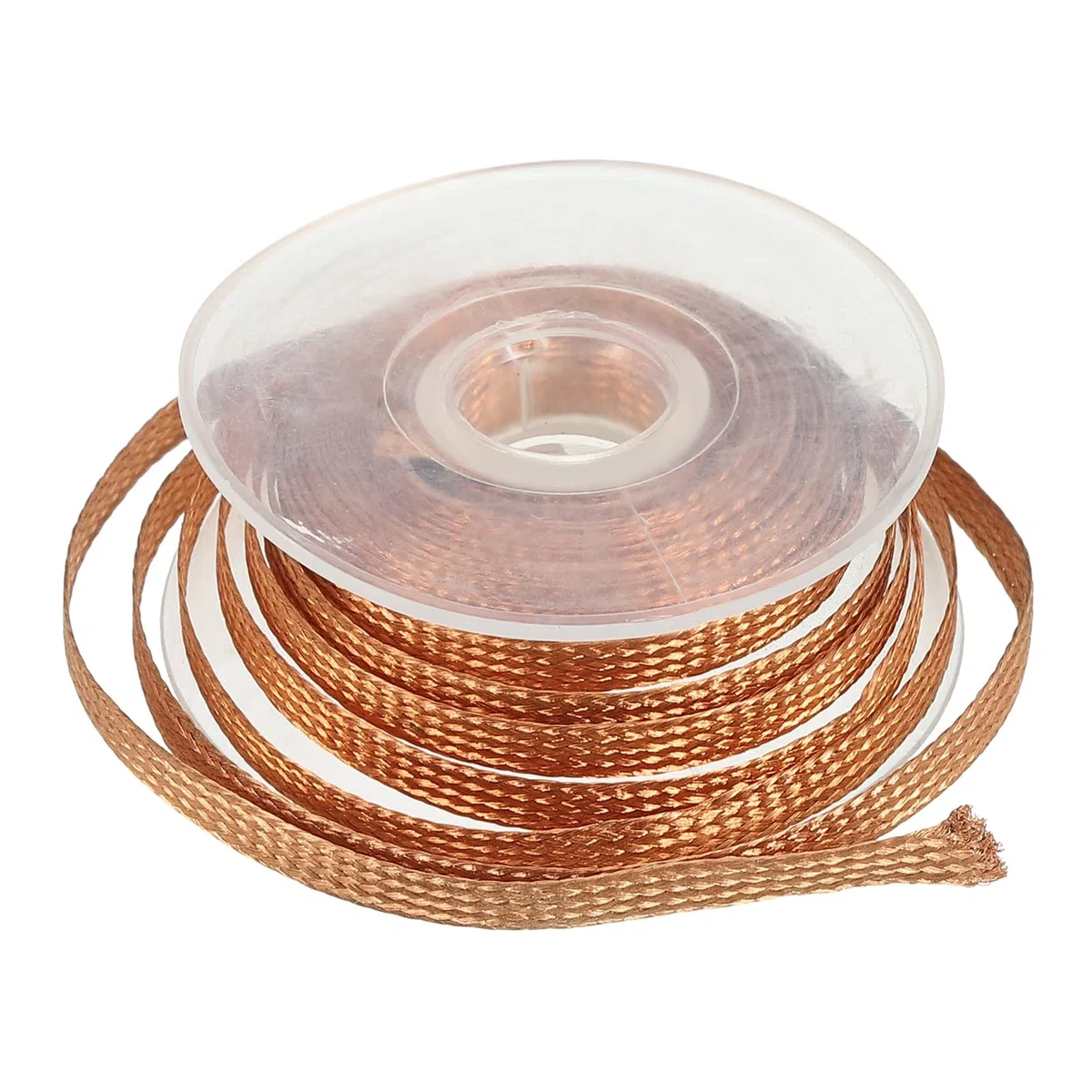 sourcing map Treccia di stoppino dissaldante No-Clean Braid 0,14 pollici Larghezza 9,84 piedi Lunghezza per rimuovere la saldatura componenti elettrici 1 confezione
