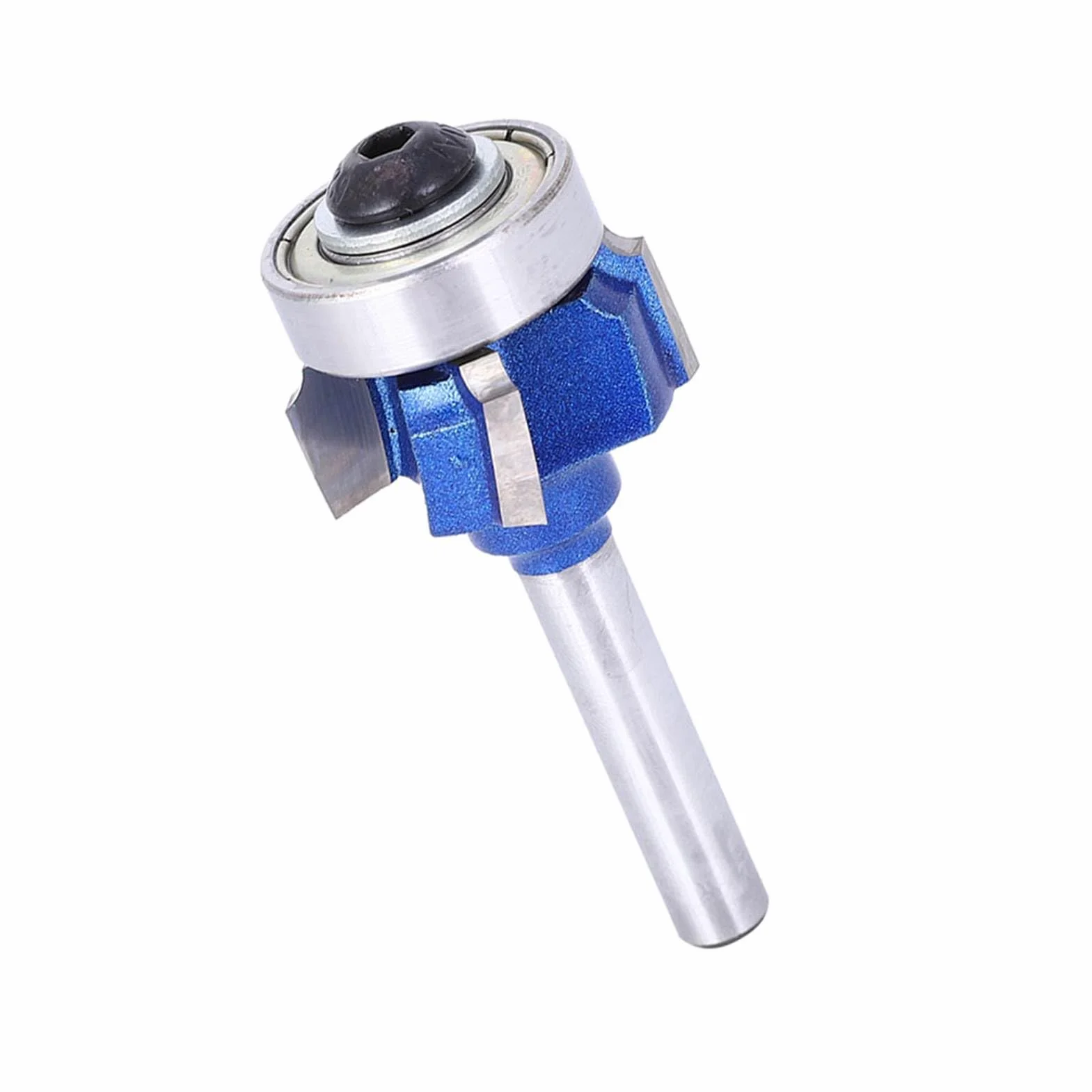 Fresa per bordi tondi a 4 denti, 8 mm/0,3 pollici, per macchine per incisione con trimmer elettrico(8XR2), Punte per serramenti e infissi