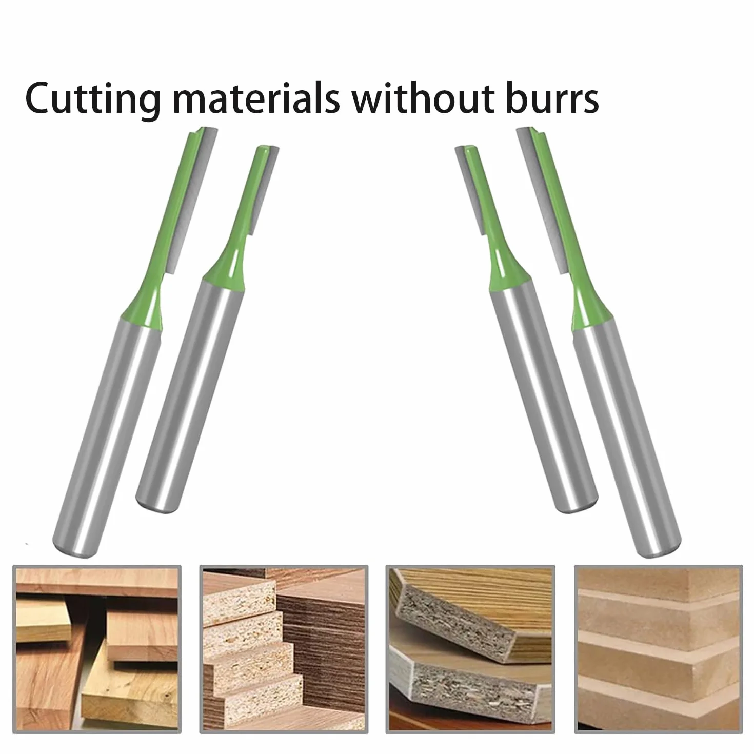 Set di frese per fresatrice, per taglio legno, fresa per scanalature in lega gambo 6mm, per lavorazione del legno fai da te, 7 pezzi