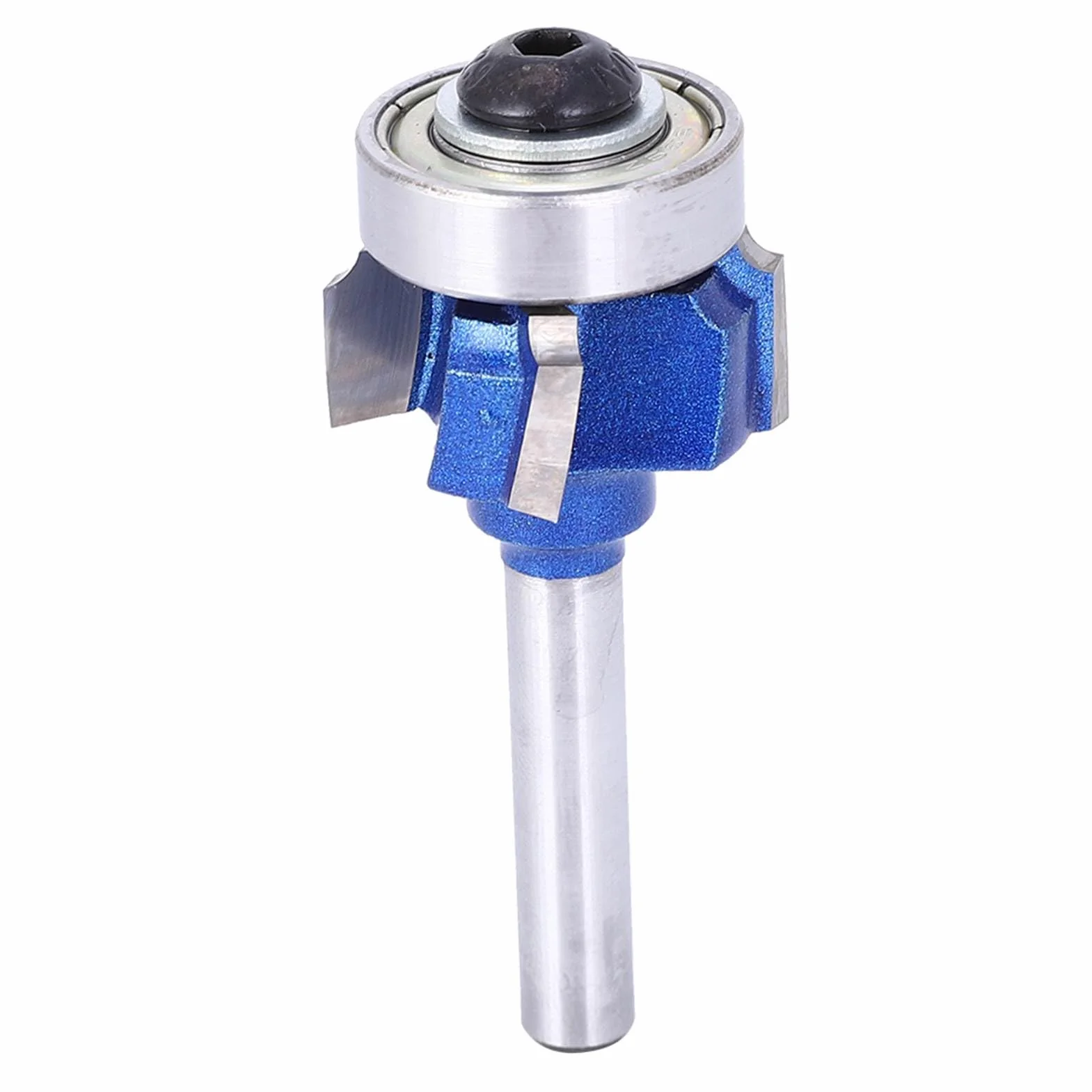 Fresa per bordi tondi a 4 denti, 8 mm/0,3 pollici, per macchine per incisione con trimmer elettrico(8XR2), Punte per serramenti e infissi