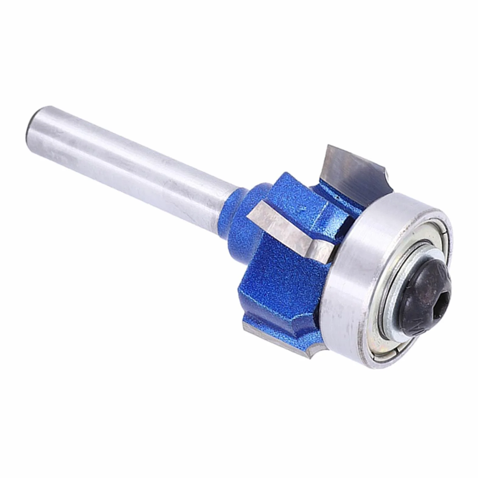 Fresa per bordi tondi a 4 denti, 8 mm/0,3 pollici, per macchine per incisione con trimmer elettrico(8XR2), Punte per serramenti e infissi