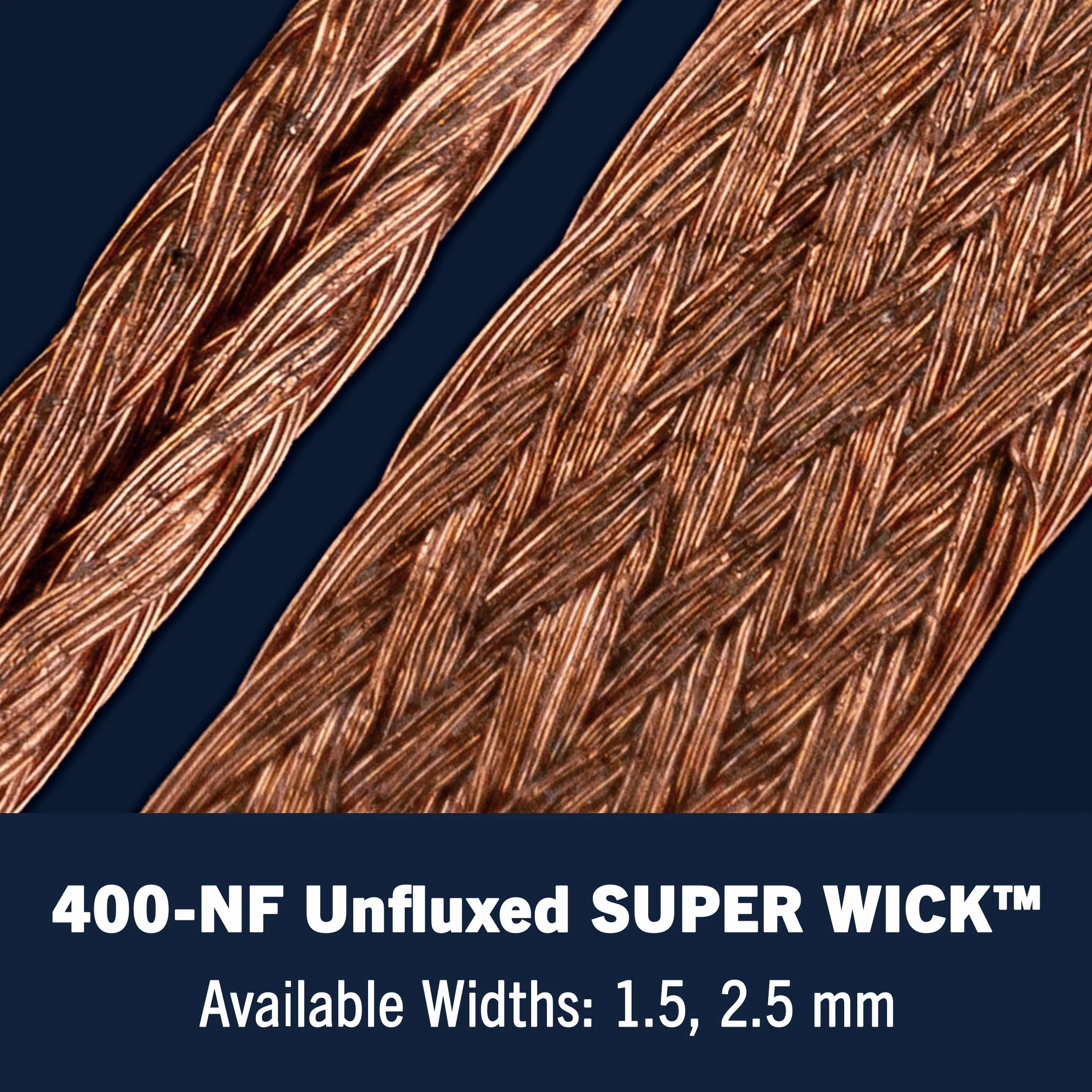 MG Chemicals 424-NF-10FT Treccia dissaldante Super Wick non flussata, 0,06" di larghezza x 10' di lunghezza, sicura ESD