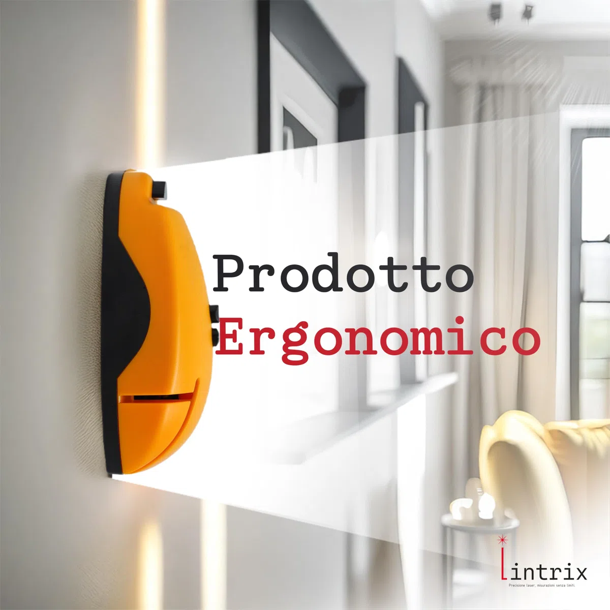 Metro Livella Laser Professionale con Doppia Bolla, Livella Multifunzione per Quadri, Mensole e Decorazioni, Livella a Bolla con Laser di Precisione per Casa, Ufficio e Fai da Te