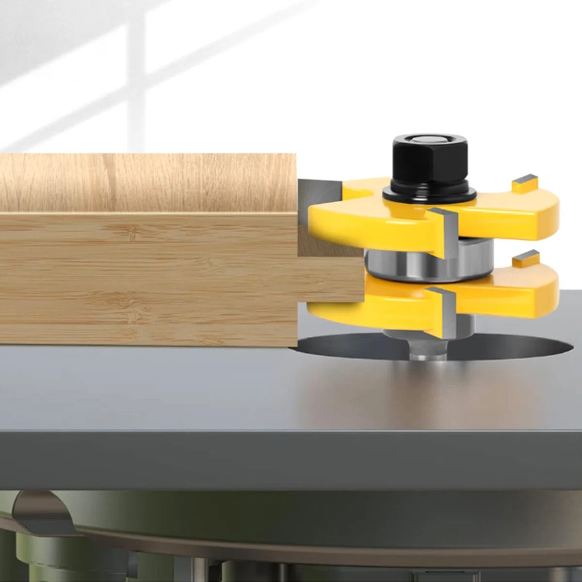 Set Punte Frese per Legno, Fresa a Forma T Scanalata, Fresatrice Verticale, Fresa per Spianare, Strumenti per La Lavorazione del Legno