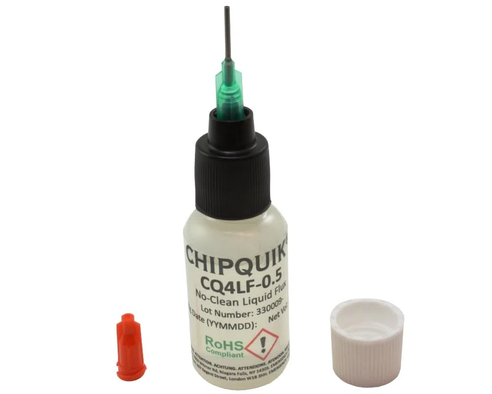 Chip Quik Liquid Flux No-Clean in 15ml Squeeze Bottle w/tip