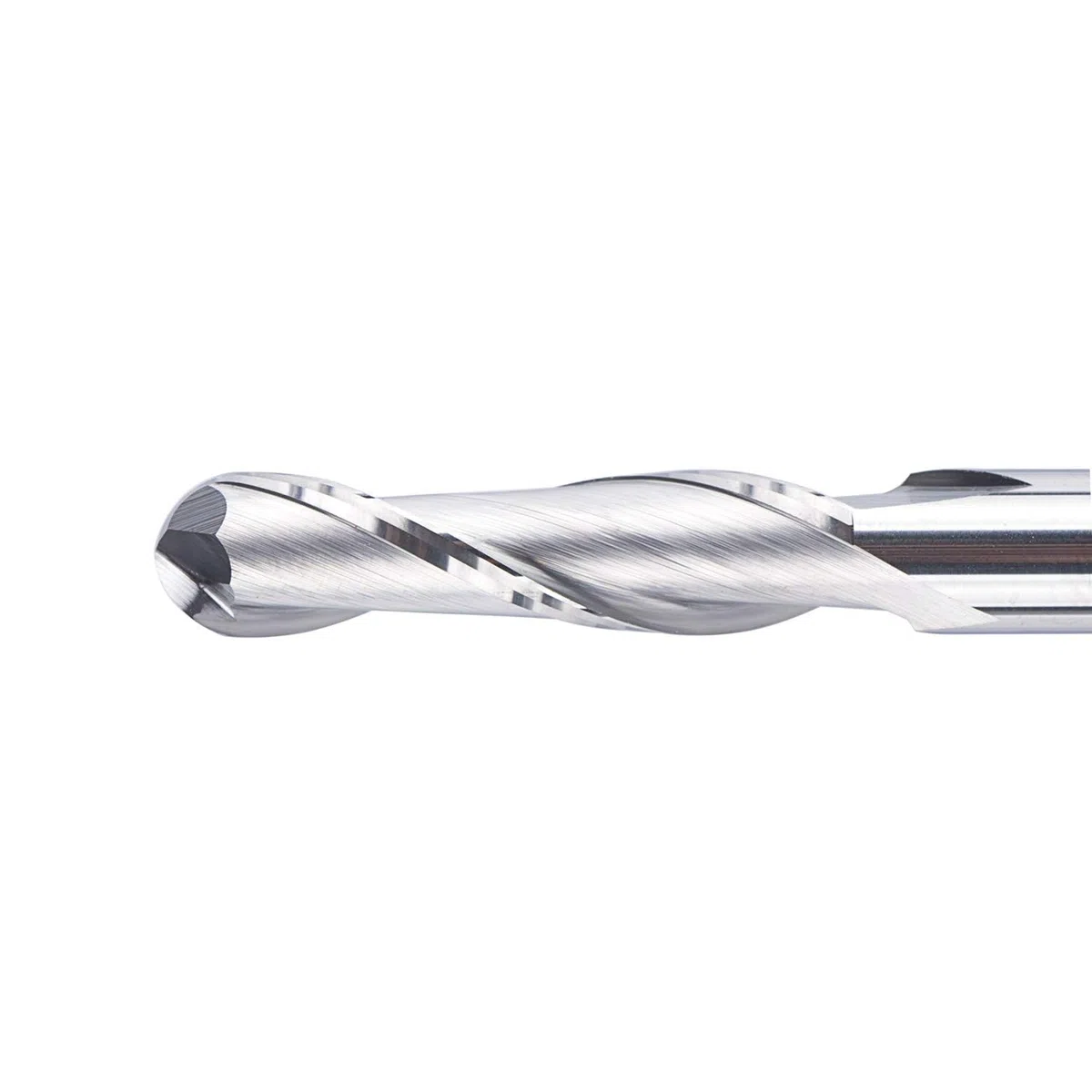 SpeTool Fresa con punta a sfera 6mm Diametro di taglio 6mm Gambo 24mm Lunghezza di taglio Doppio flauto Fresa in metallo duro integrale per incisione su intaglio per la lavorazione del legno fai da te