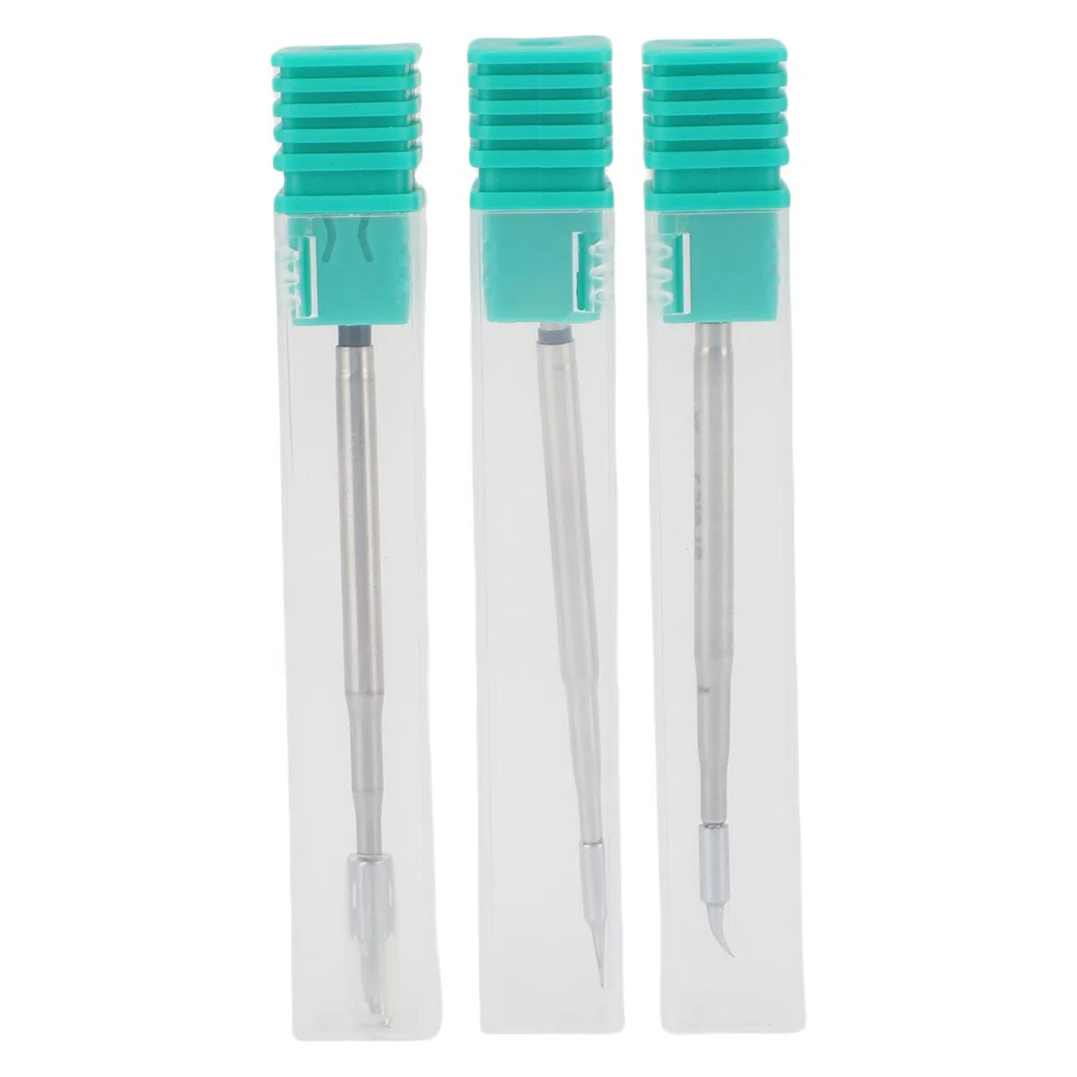 Set di 3 Punte per Saldatore, Punte di Ricambio per Saldatura Resistenti Alle Alte Temperature in Acciaio Inossidabile per C210 K I IS con Scatola di Immagazzinaggio