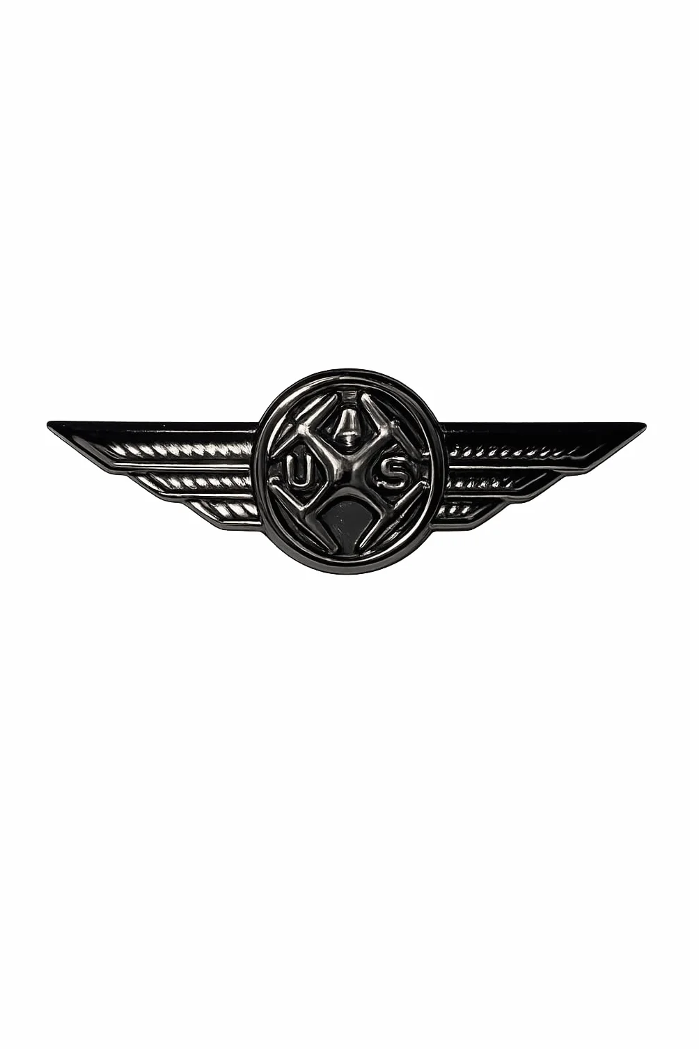 Brevetto Pilota Drone UAS misura media cm 5 - Distintivo Wings UAS Operator - Spilla in scatola elegante