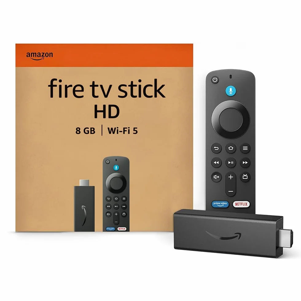 Amazon Fire TV Stick HD, TV gratuita e in diretta, telecomando vocale Alexa, controlli per Casa Intelligente, streaming HD