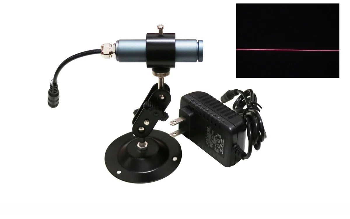 Modulo laser a linea rossa da 650 nm per posizionamento laser di allineamento localizzatore per tessuto, segheria, legno, pietra, taglio di tessuti, palude laser 658 nm (linea rossa)