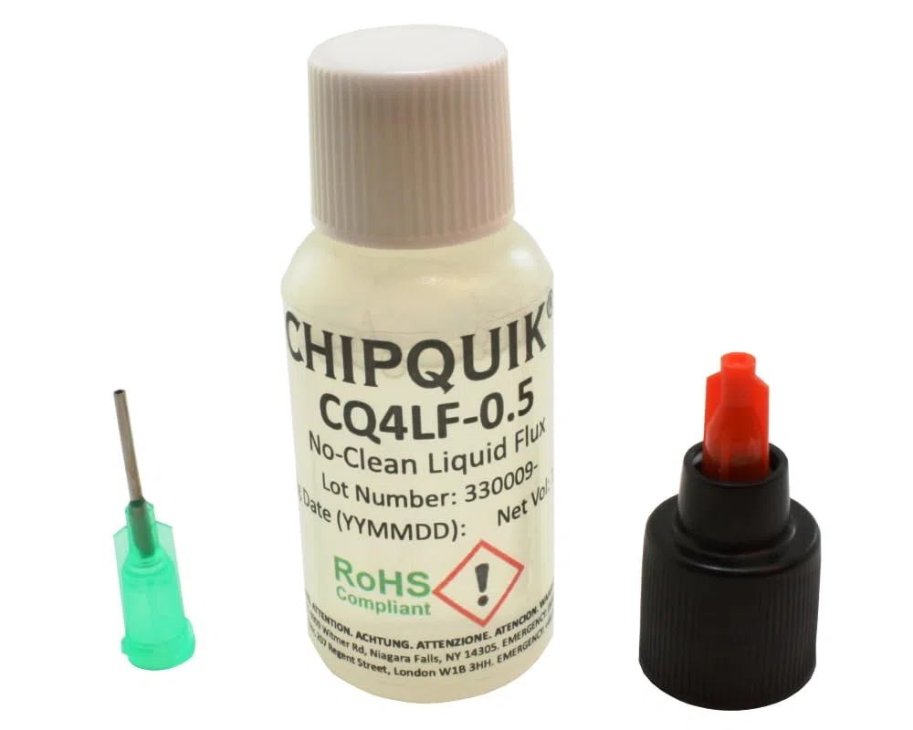 Chip Quik Liquid Flux No-Clean in 15ml Squeeze Bottle w/tip