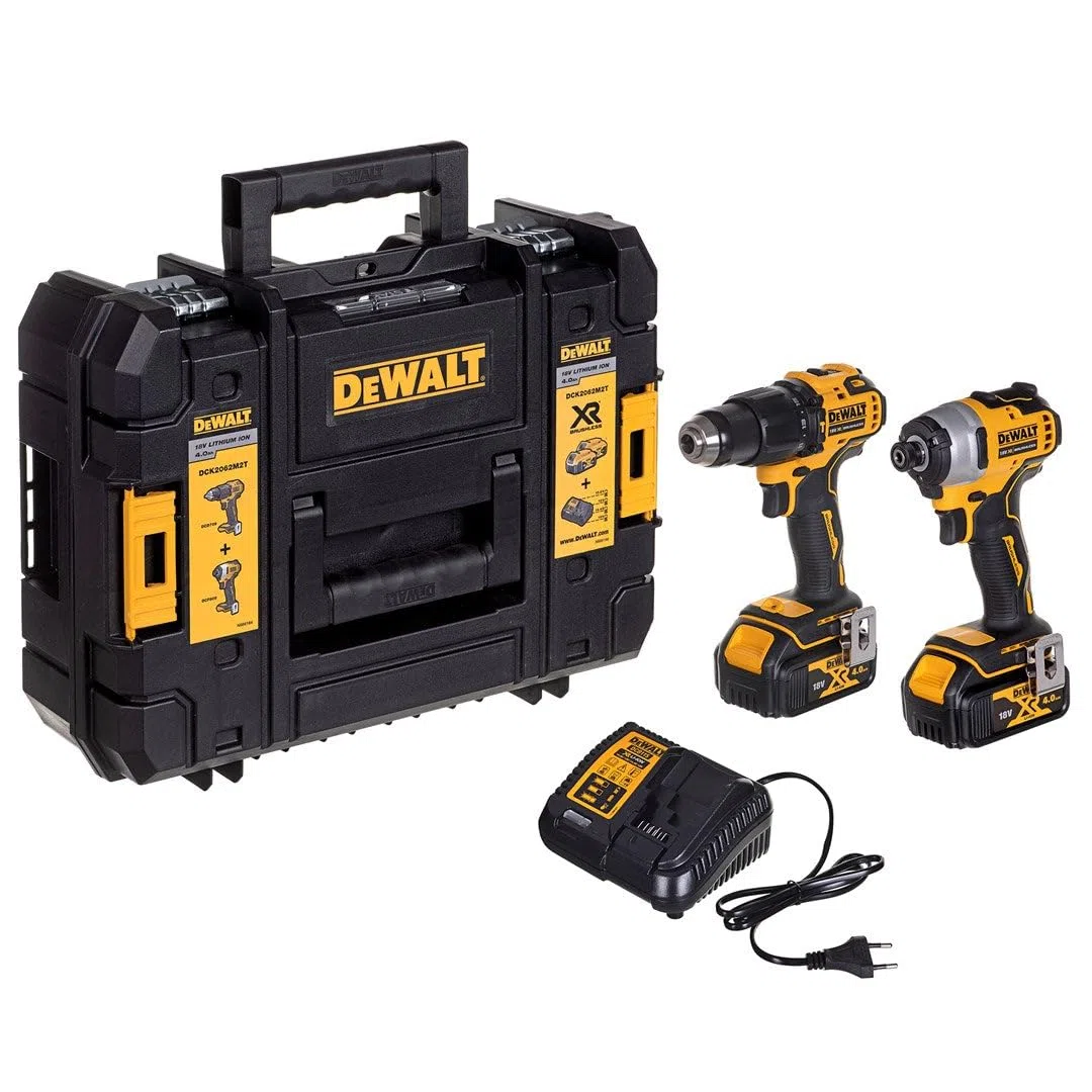 DEWALT DCK2062M2T-QW Kit Avvitatore a batteria con batteria con ricaricatore Motore senza spazzole