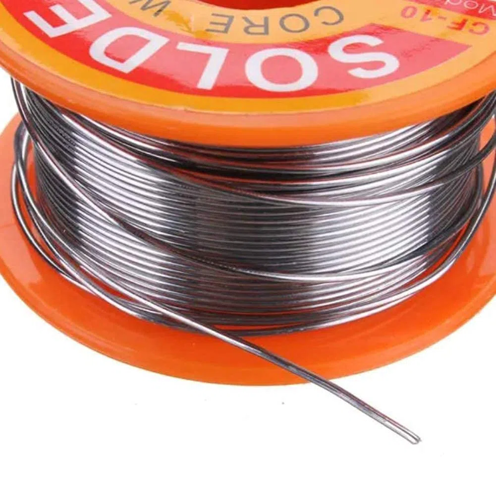 Filo per saldatura con nucleo in colofonia 63/37, 0,8mm, 50g, 2,0% di flusso set di fili per saldatura per il fai da te elettronico (confezione da 4)