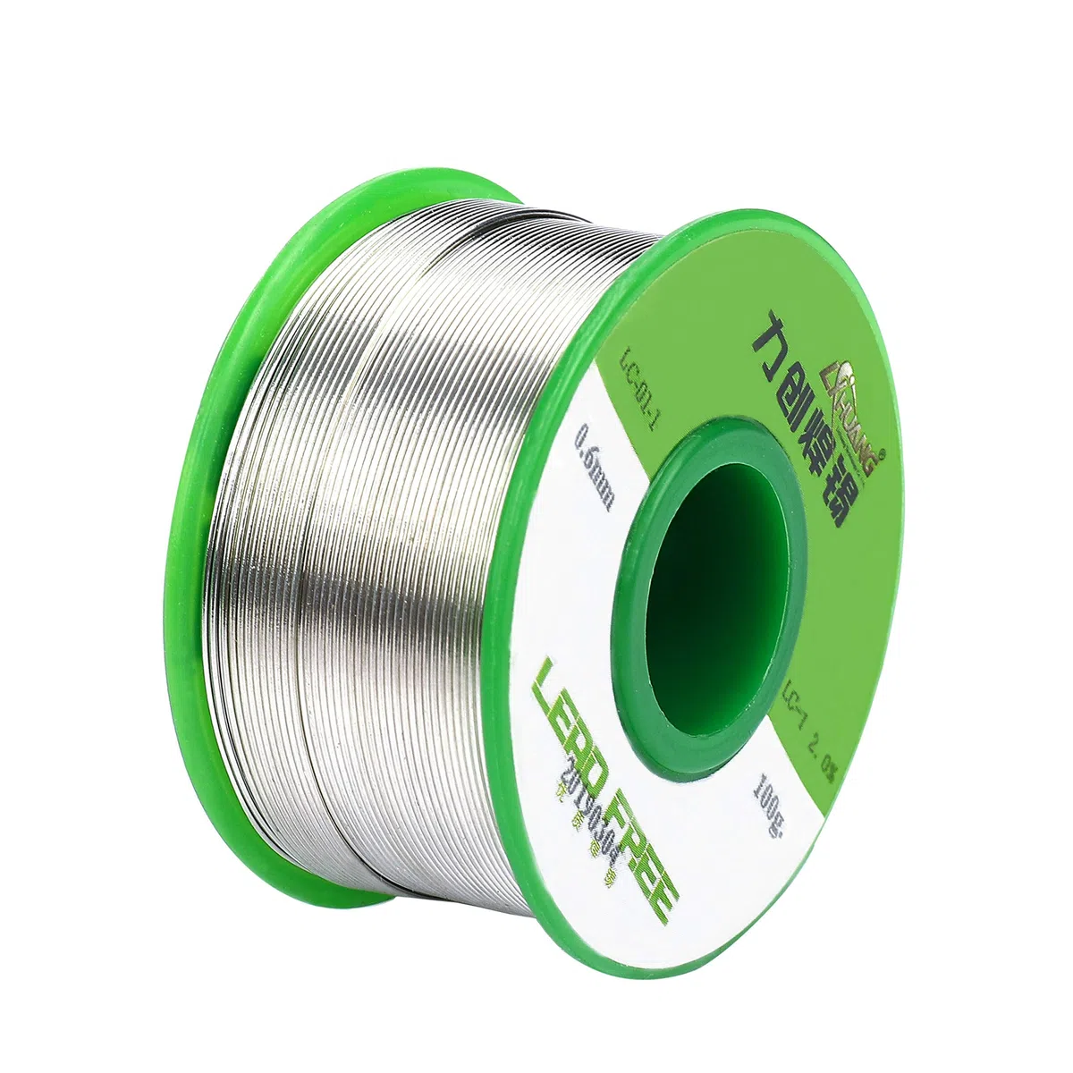 Filo per Saldatura Senza Piombo 0.6 mm Solder Wire con Nucleo Colofonia per Lavori di Saldatura Elettronica per Microsaldature Saldature Saldare 100g