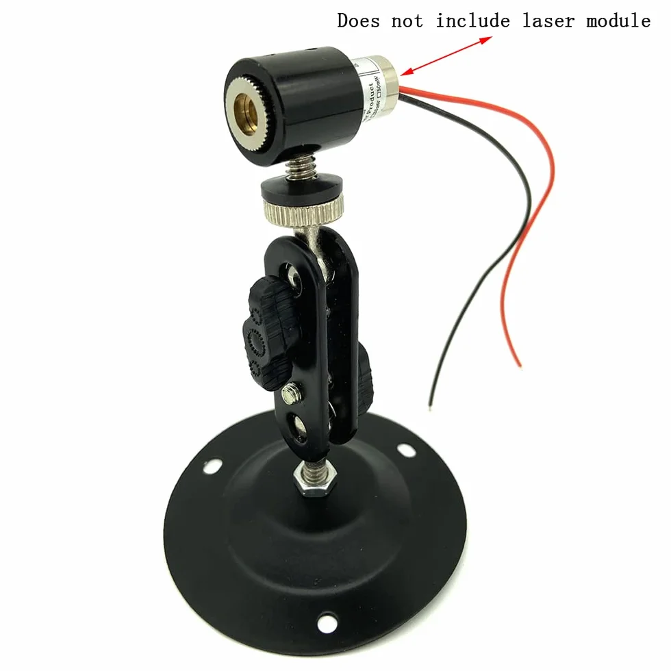 Supporto per posizionamento laser Supporto per modulo laser Supporto laser Supporto di posizionamento regolabile a 360 gradi Supporto per moduli laser (12 mm)(1pack)