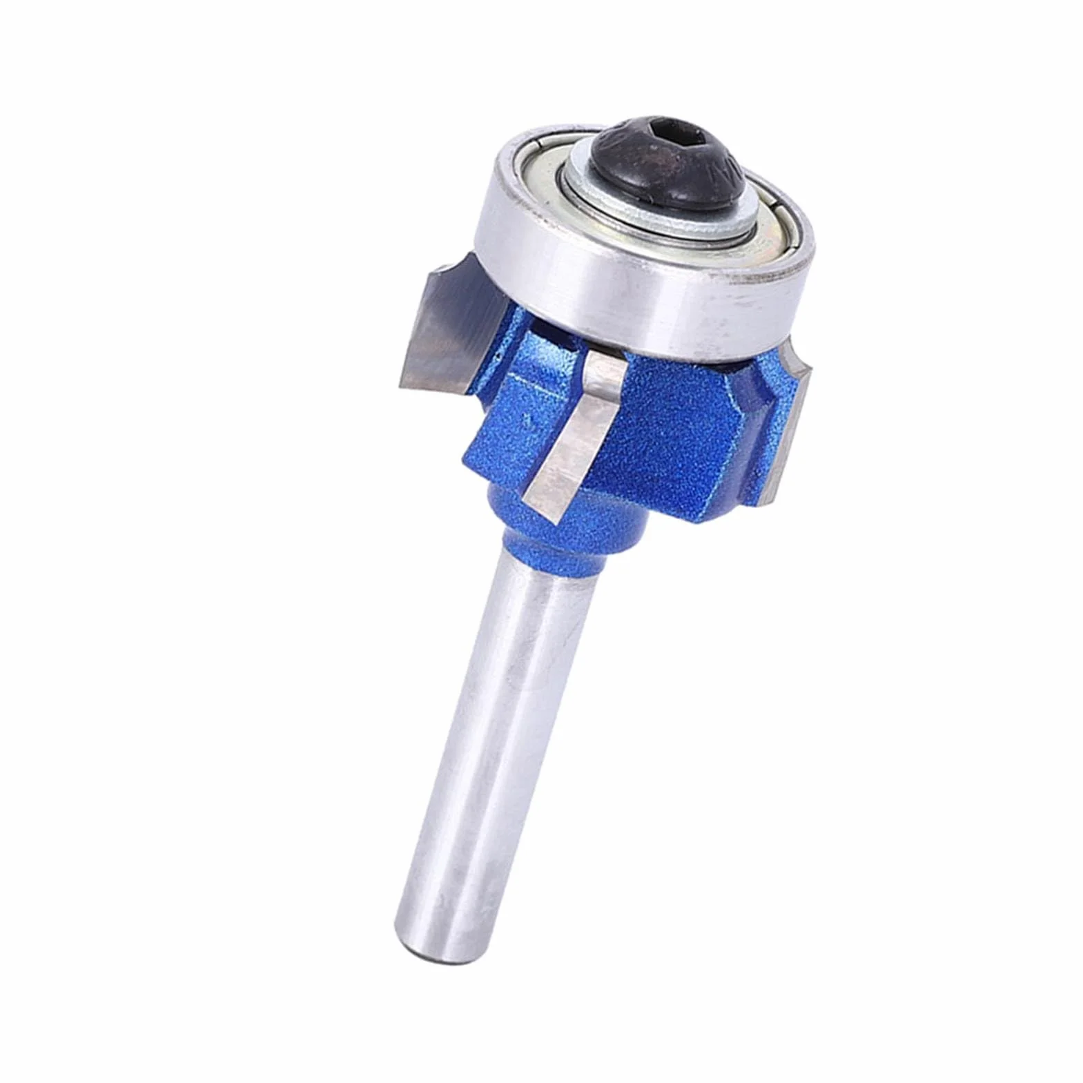 Fresa per bordi tondi a 4 denti, 8 mm/0,3 pollici, per macchine per incisione con trimmer elettrico(8XR2), Punte per serramenti e infissi